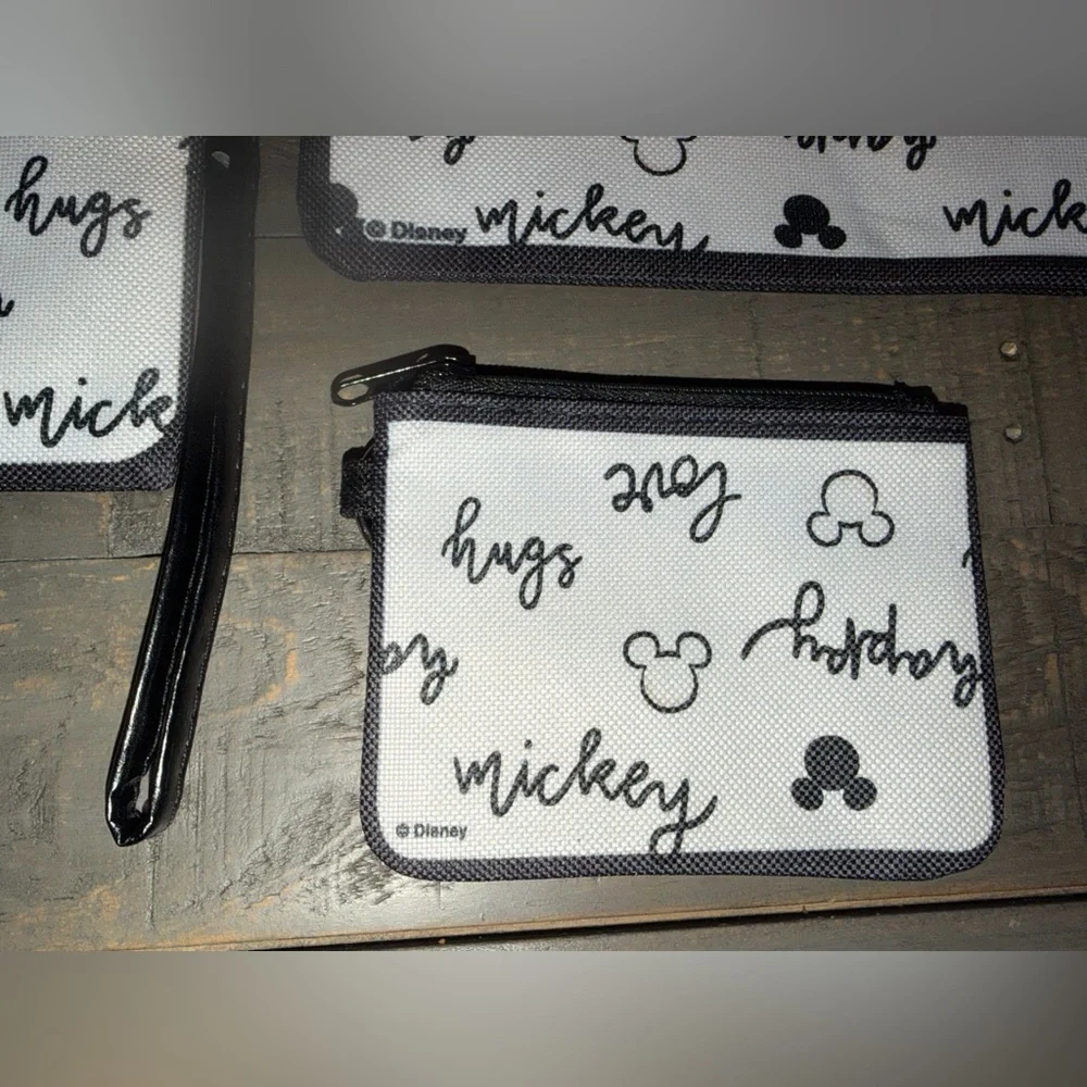 NWOT Buckle down Disney Mickey and Minnie Black and White makeup bags coin purse